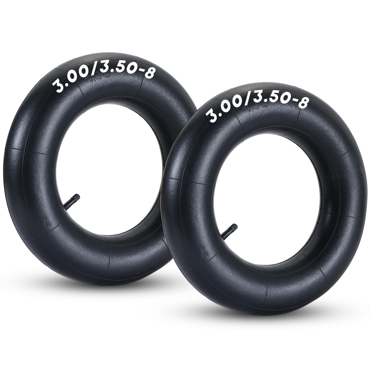 Weyleity 2-pack inner tube 300-350-8 with TR13 valve for easy inflation on wheelbarrows