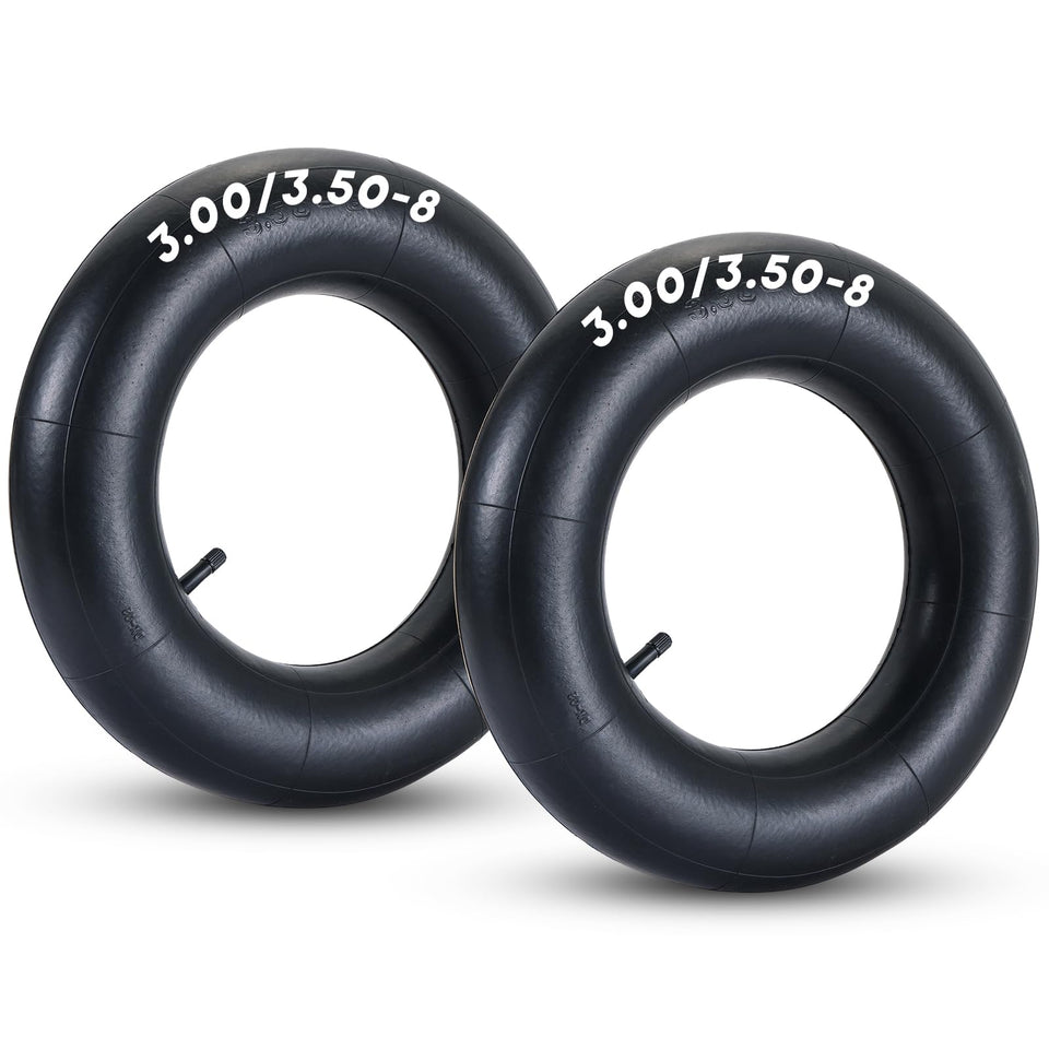 Weyleity 2-pack inner tube 300-350-8 with TR13 valve for easy inflation on wheelbarrows