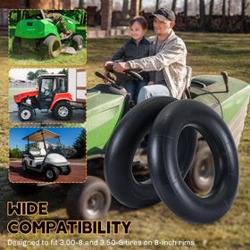 Weyleity universal-fit inner tube works with 3.00/3.50-8 tires on equipment