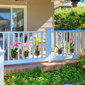Weysat 10-pack hanging planter set for replacements and sharing.