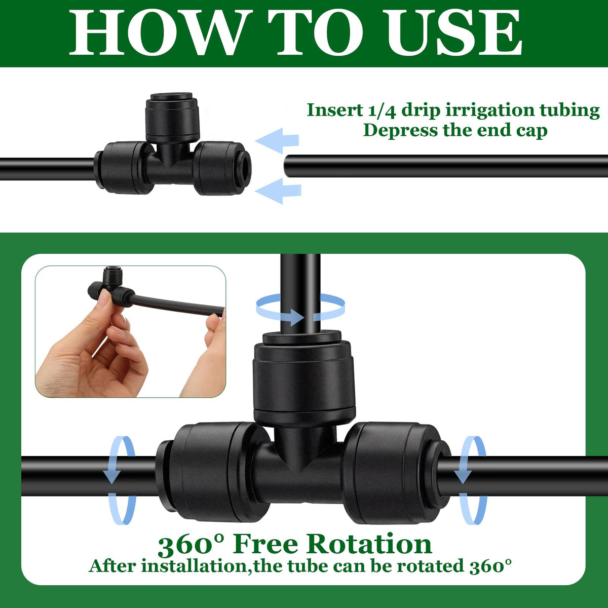 Weysat drip irrigation expansion tee helps add branches to your system