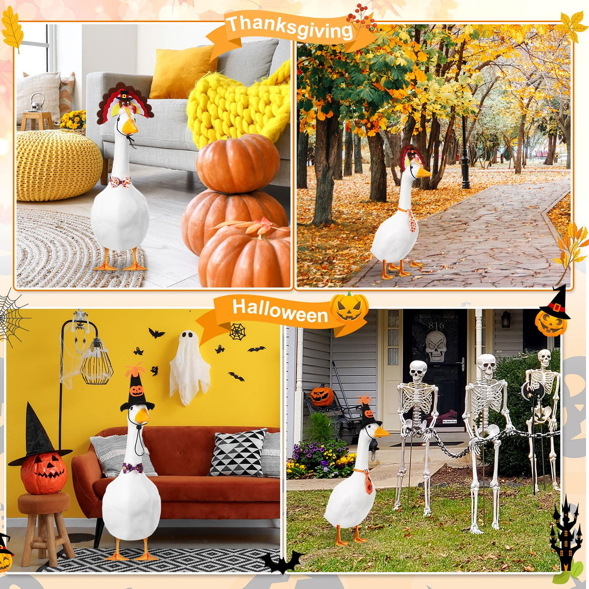 Weysat pumpkin costume for autumn lawn celebration.