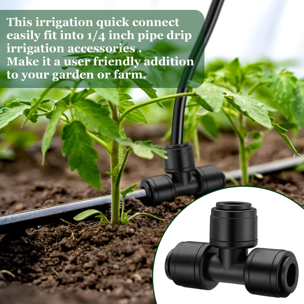 Weysat hydroponics and misting tee for versatile plant care