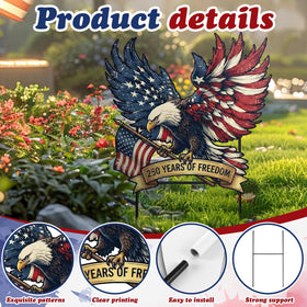 Weysat Independence Day lawn decor enhances front porch ambiance