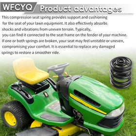 WFCYQ two-pack seat spring provides durable, easy installation