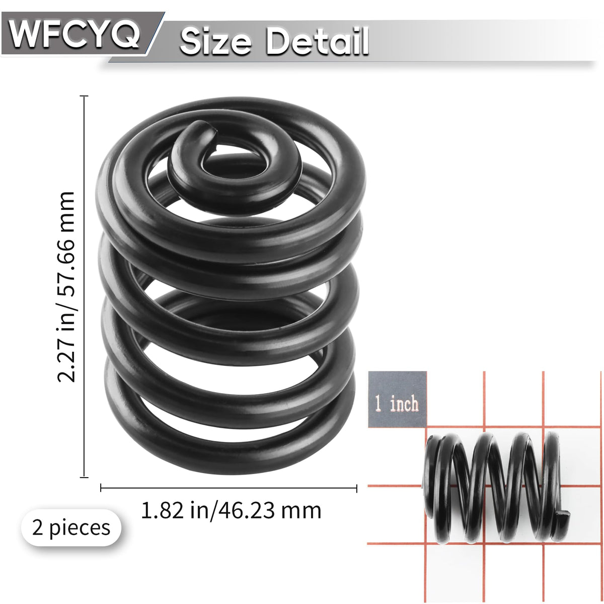 WFCYQ replacement seat spring for Husqvarna compatible models enhances ride