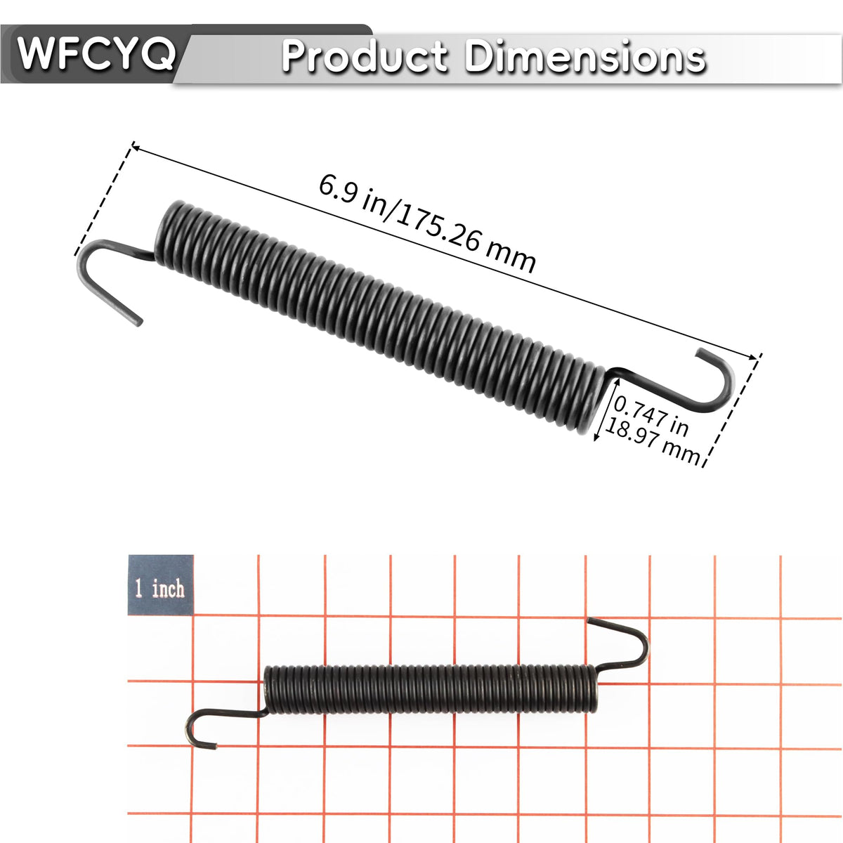 WFCYQ return-spring-clutch-532105709 fits Husqvarna and sturdy replacement.