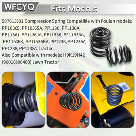 WFCYQ HDK19H42 seat spring reduces wobble and travel