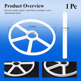 WFCYX diverter spider gasket for Carefree ensures strong valve sealing during pool use.