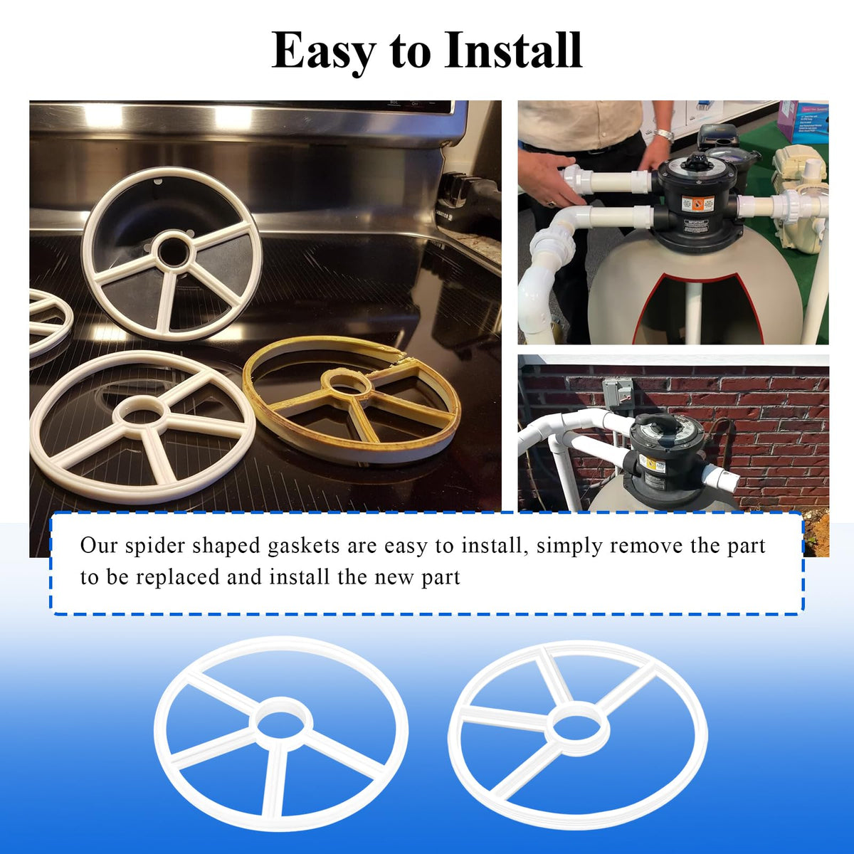 WFCYX diverter spider gasket for WVS003 helps prevent diverter leaks quickly.