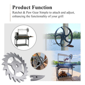 WFCYX durable gear and paw design supports long grilling sessions.