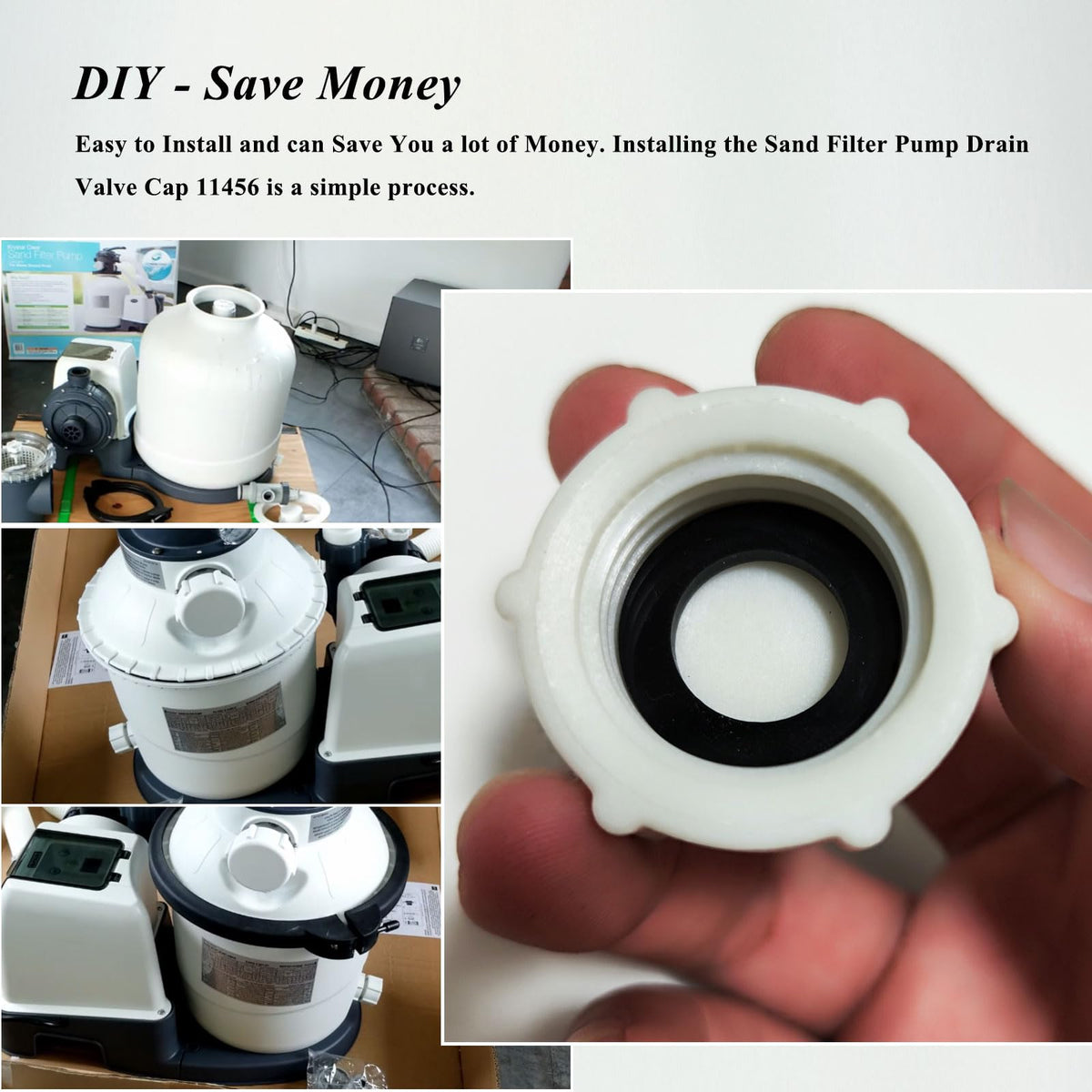 WFCYX kit includes O-ring and cap for easy DIY installation.