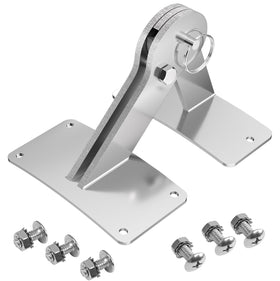 Easy install hinge demonstrates quick mounting on grill