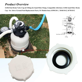 WFCYX sand-filter drain-cap with O-ring supports easy maintenance and reliable performance.