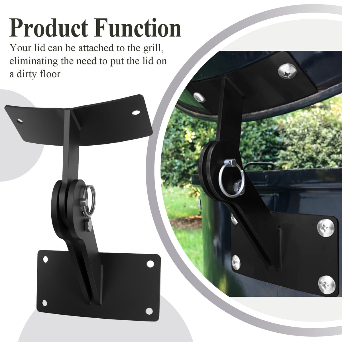 WFCYX installation view demonstrates simple mounting and quick-release pin use
