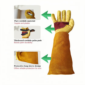 wfkwcxw gardening gloves quick-release-buckle enable fast on/off and secure fit