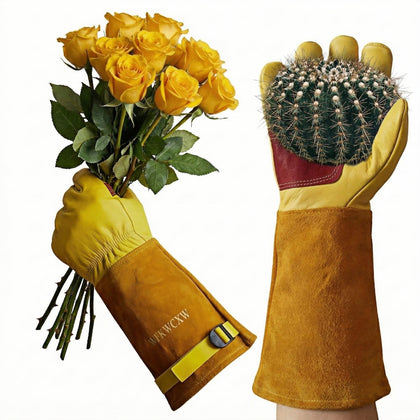wfkwcxw gardening gloves rose pruning offer dexterity with thorn protection