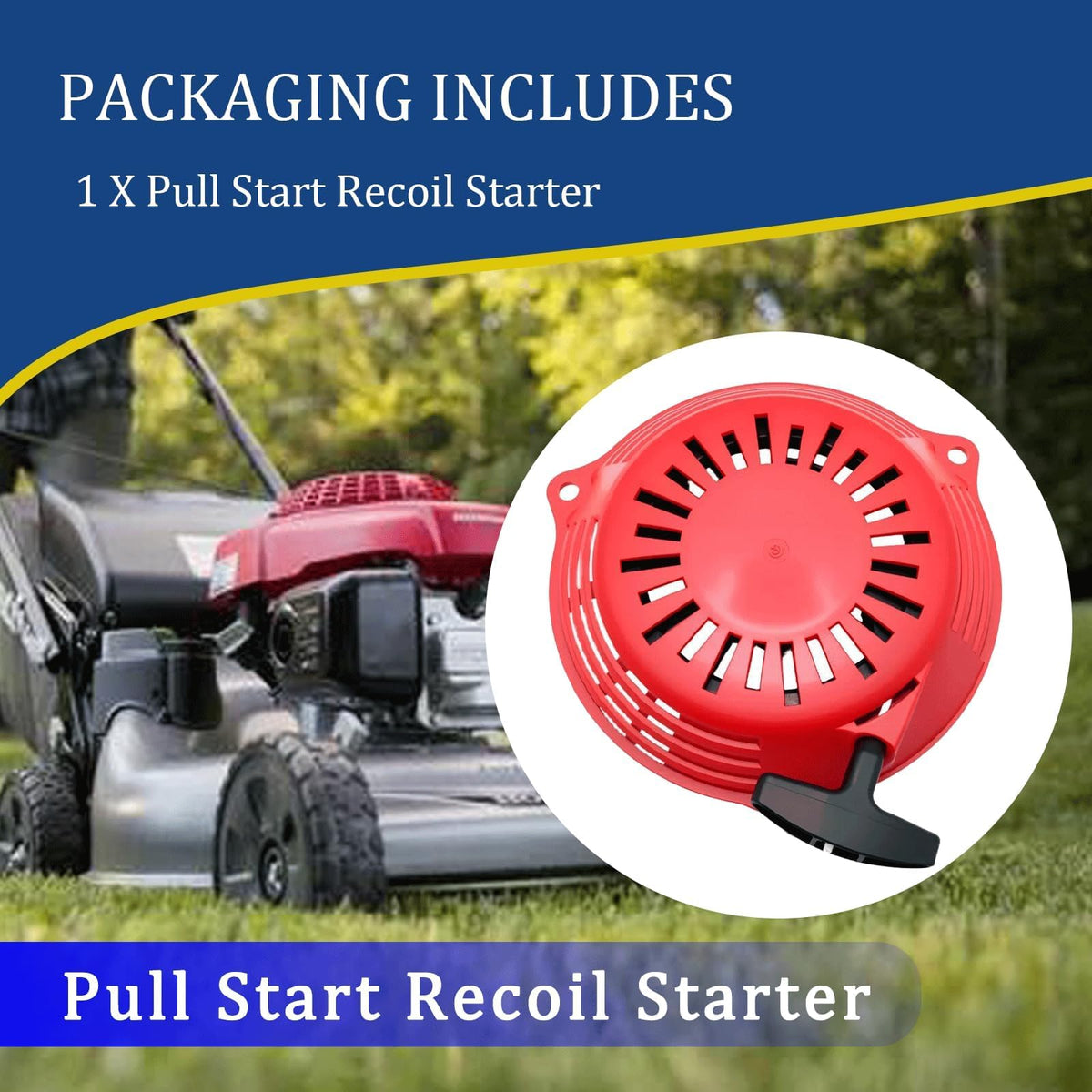 WFSulee Honda lawn mower pull start demonstrates straightforward, tool-friendly installation.