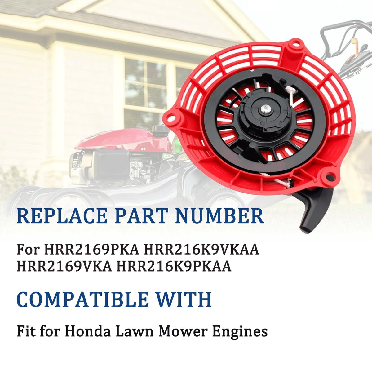WFSulee recoil starter for HRR216K9VKAA provides durable construction for long-lasting use.