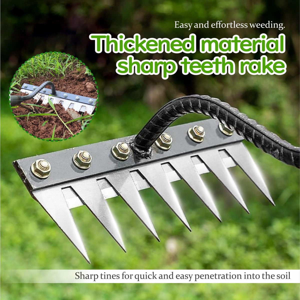 Wggkeep ergonomic handle garden tool emphasizes comfort during use.
