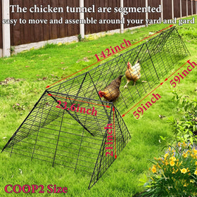 WGOHOSE predator-proof mesh with small holes protects poultry outdoors.