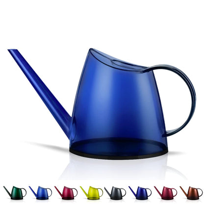 WhaleLife indoor watering can with 1.4L blue body for precise care.