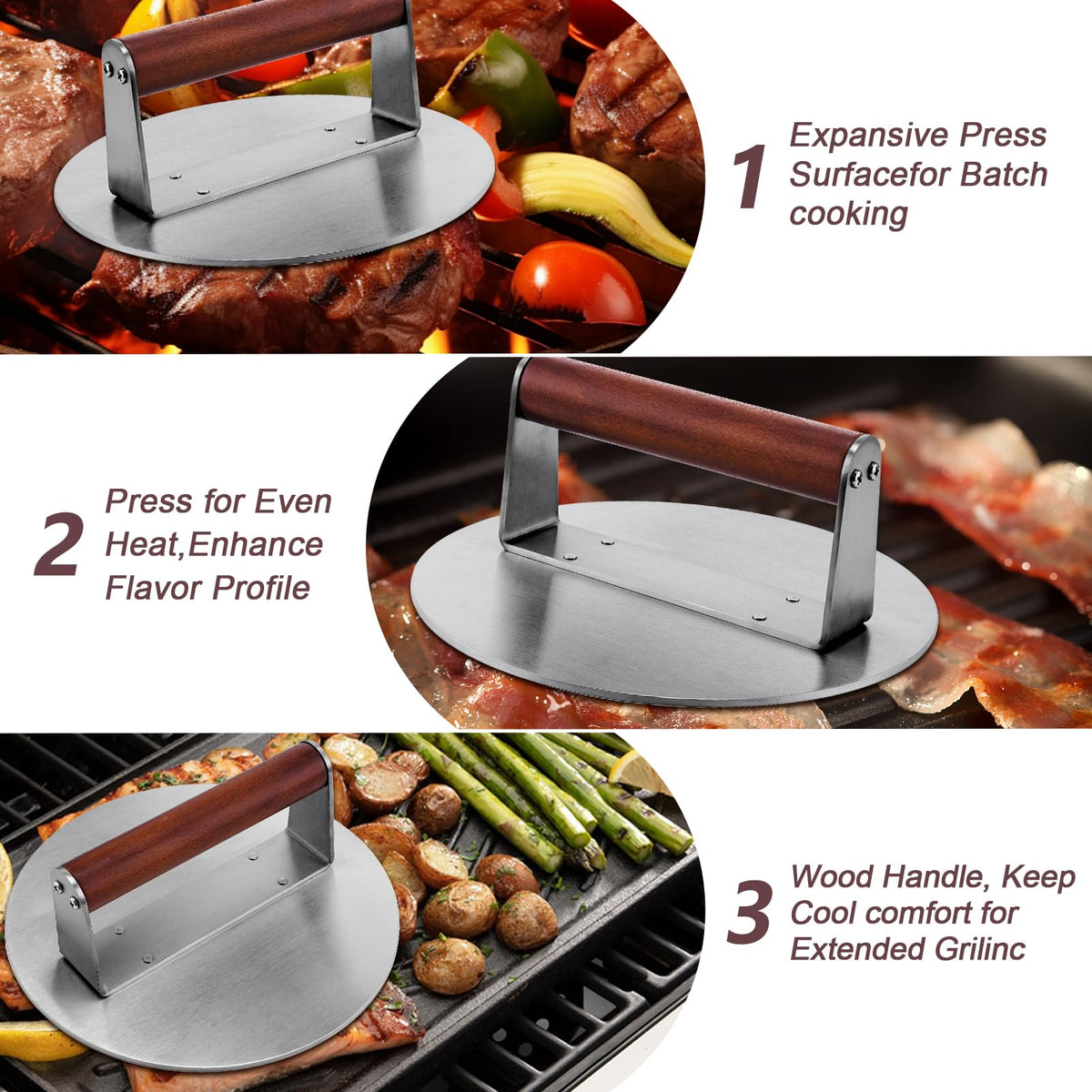 Whaleme burger press makes a great gift for BBQ lovers