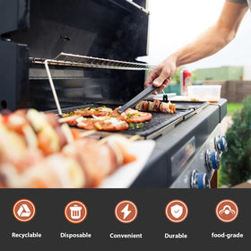 Whaleme grease pan liner supports easy cleanup after outdoor grilling