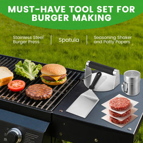 Whaleme gift-ready burger kit ideal for grill lovers