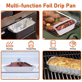 Whaleme liner for Blackstone trays allows quick disposal after cooking