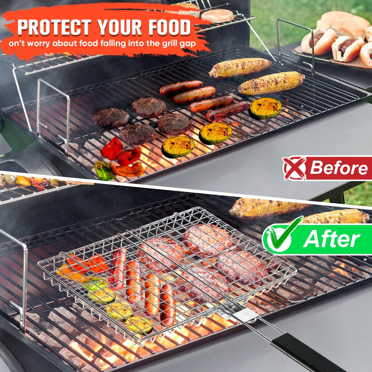 WHALERISE grill basket makes a thoughtful gift for grilling enthusiasts.
