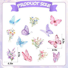 Whaline watercolor butterfly magnets add charm to refrigerators.