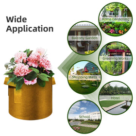 WHATWEARS balcony garden bags designed for small spaces promote neat organization and easy watering.
