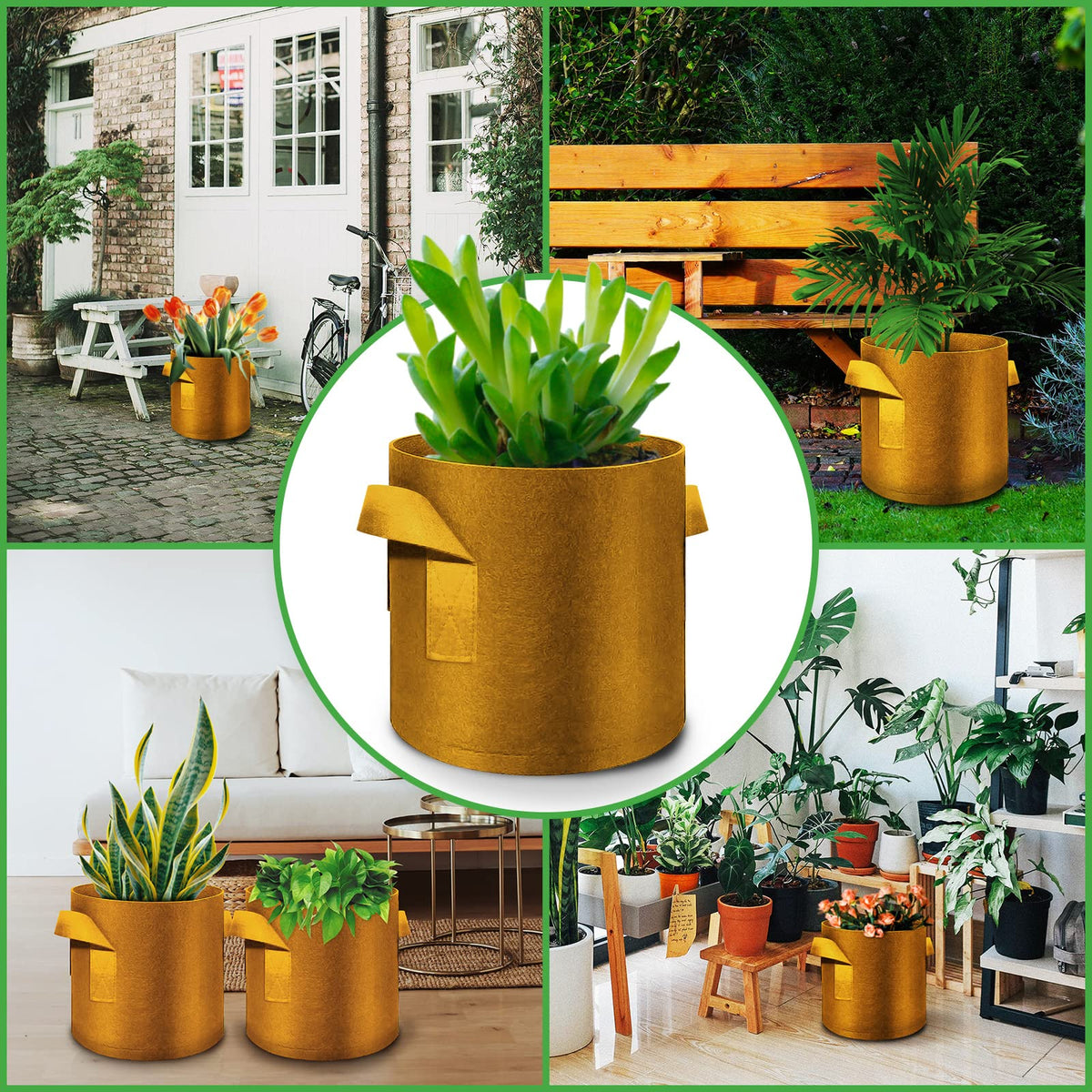 WHATWEARS storage-friendly planters double as tool or clothes organizers when not gardening.