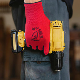 WHEATHUSK gloves in use for gardening and light construction tasks.