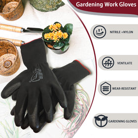 WHEATHUSK gloves offer oil and water resistance for safer tool handling.