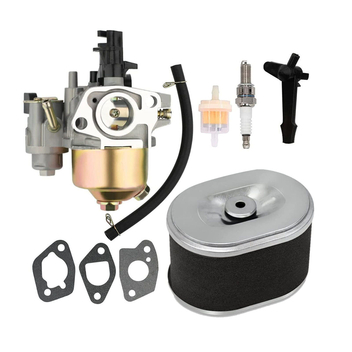 WHFZN 80020466 carburetor front view for Briggs and Stratton engines, reliable replacement option