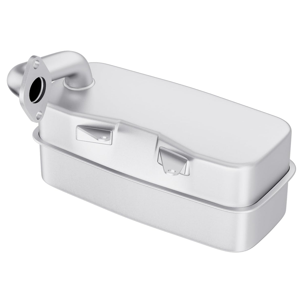WHFZN exhaust muffler fitment shows seamless mounting for compatible models