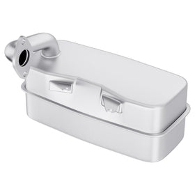 WHFZN exhaust muffler fitment shows seamless mounting for compatible models
