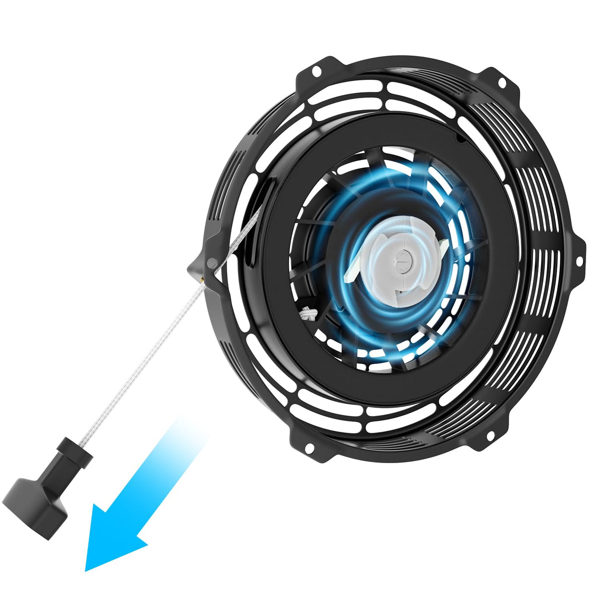 WHFZN starter recoil package ready for installation with compatible parts.