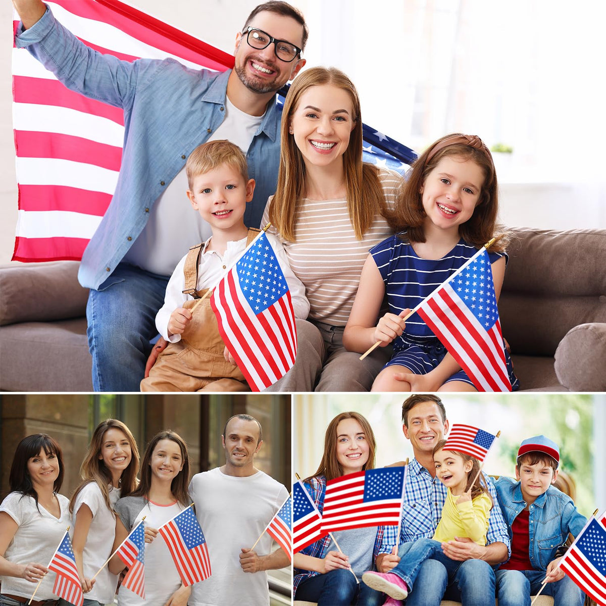 WHGJ waterproof flags are easy to clean and reuse.