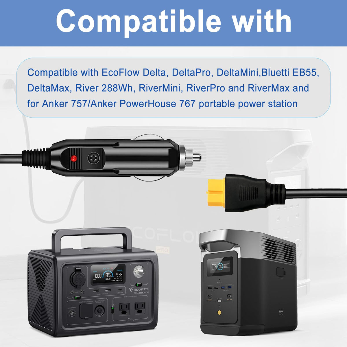 WHHZGYW xt60 copper-conductor cord for efficient power transfer.