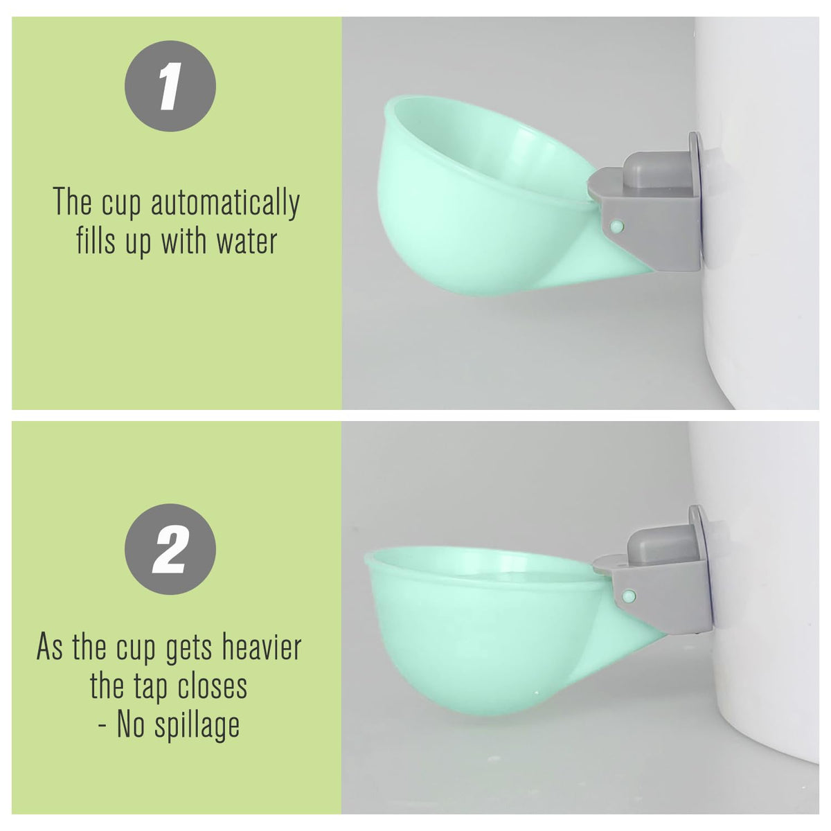 Whimsii 50 percent more water capacity highlighted for fewer refills