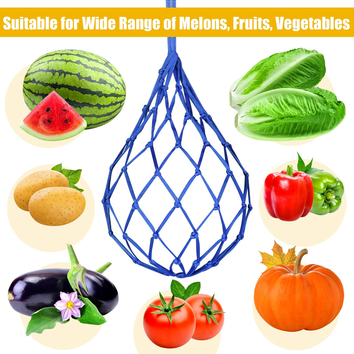WhistenFla heavy-duty hammock supports up to 22 pounds per fruit.