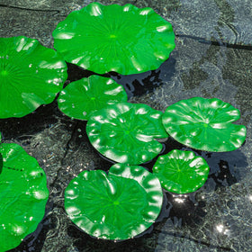 WhistenFla lily pad 7-8in leaf delivers life-like charm to water features.