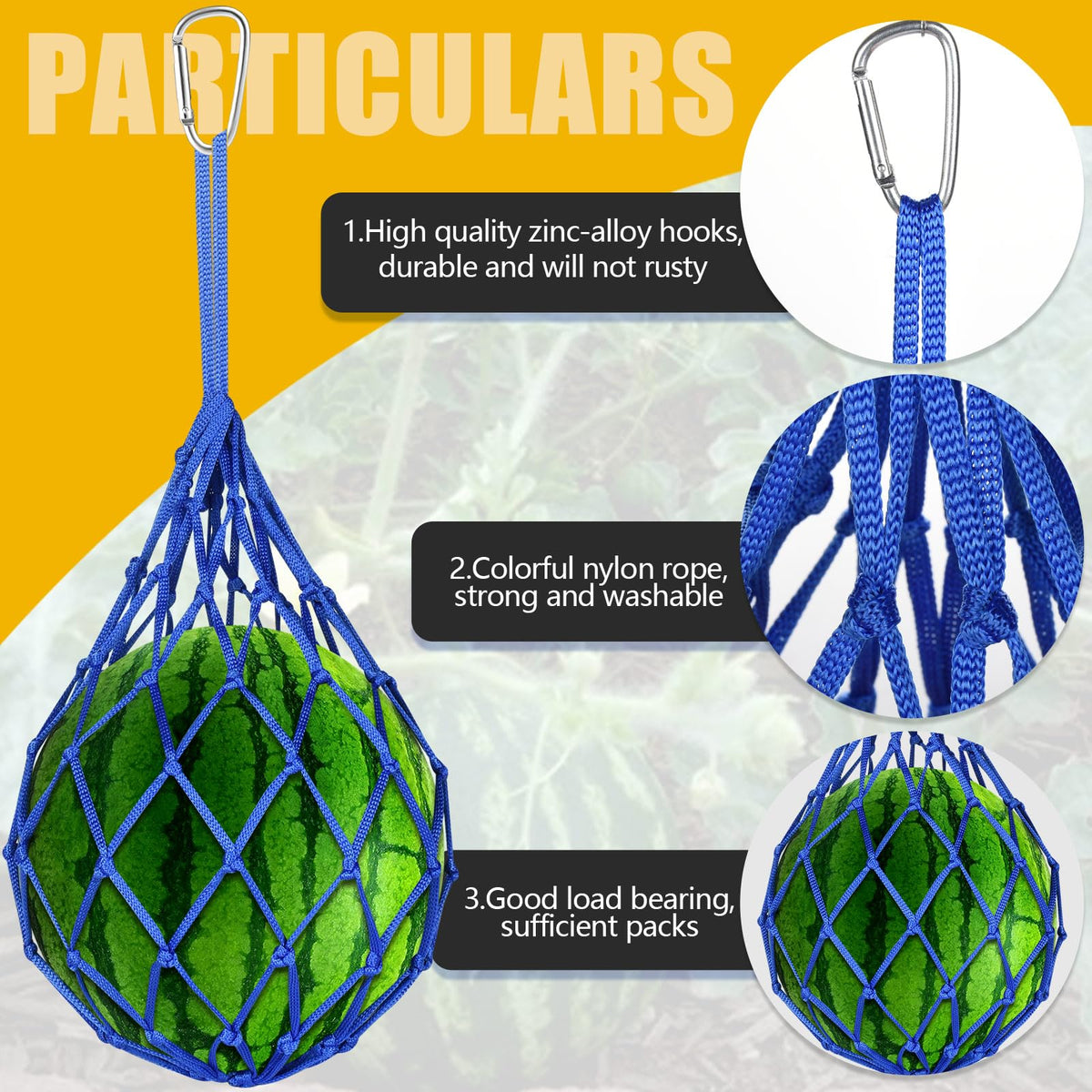 WhistenFla nylon material provides breathability and durability for growing seasons.