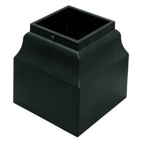 Whitehall Cascade mailbox post cuff base — front view showing durable curb appeal.