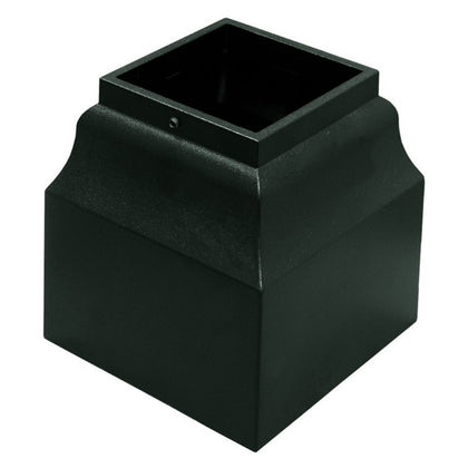 Whitehall Cascade mailbox post cuff base — front view showing durable curb appeal.