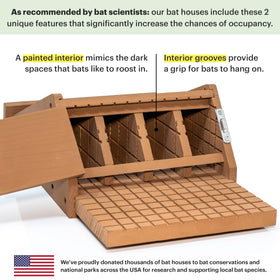 WHITEHORSE bat house mounting hardware for quick, secure installation.