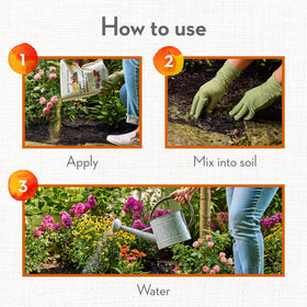 Whitney Farms alfalfa meal added to compost pile boosts nutrient-rich compost.